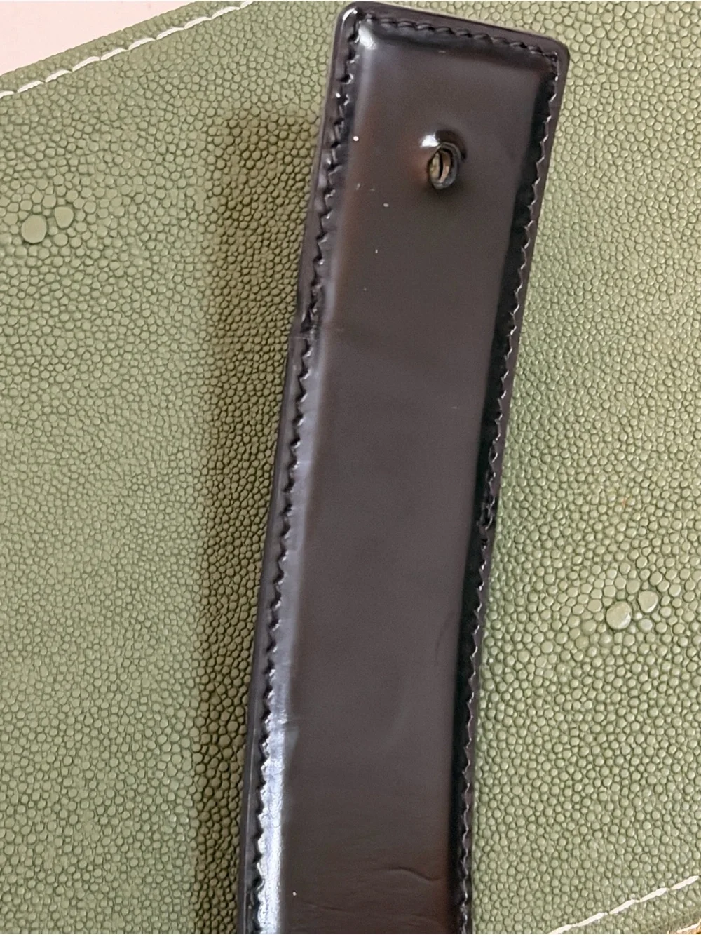 Christian Dior Men’s Reversible Belt with Silver Signature CD Buckle (85 CM)